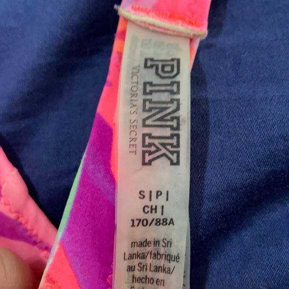 Pink halter bikini top - Picture 4 of 5